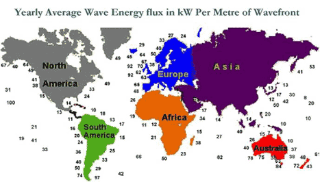 Wave Energy Map
